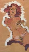 Egon Schiele Female Nude (mk12) painting